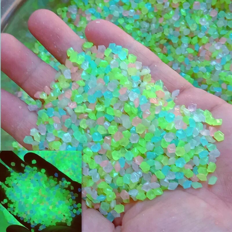Fish Tank Gravel - Светящийся песок, светящийся в темноте, 1000