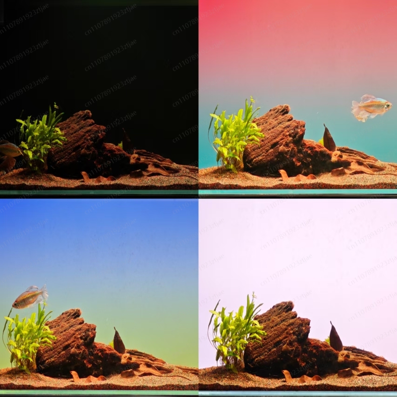 Aquarium Light - Черная акриловая фоновая световая панель для