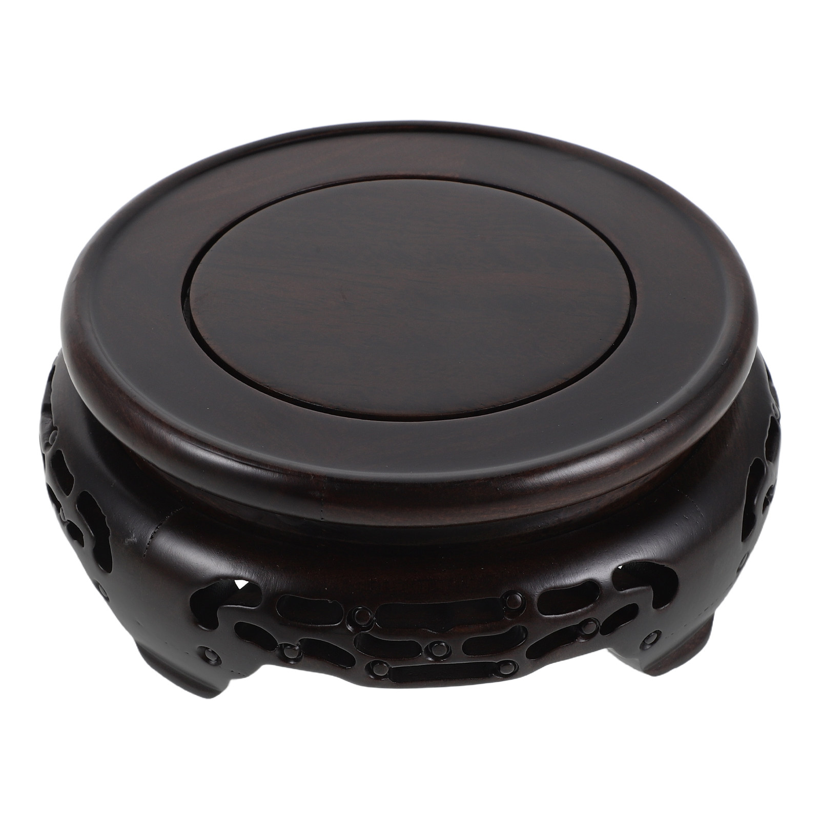 Aquarium Plants - Деревянная подставка для вазы, круглая основа