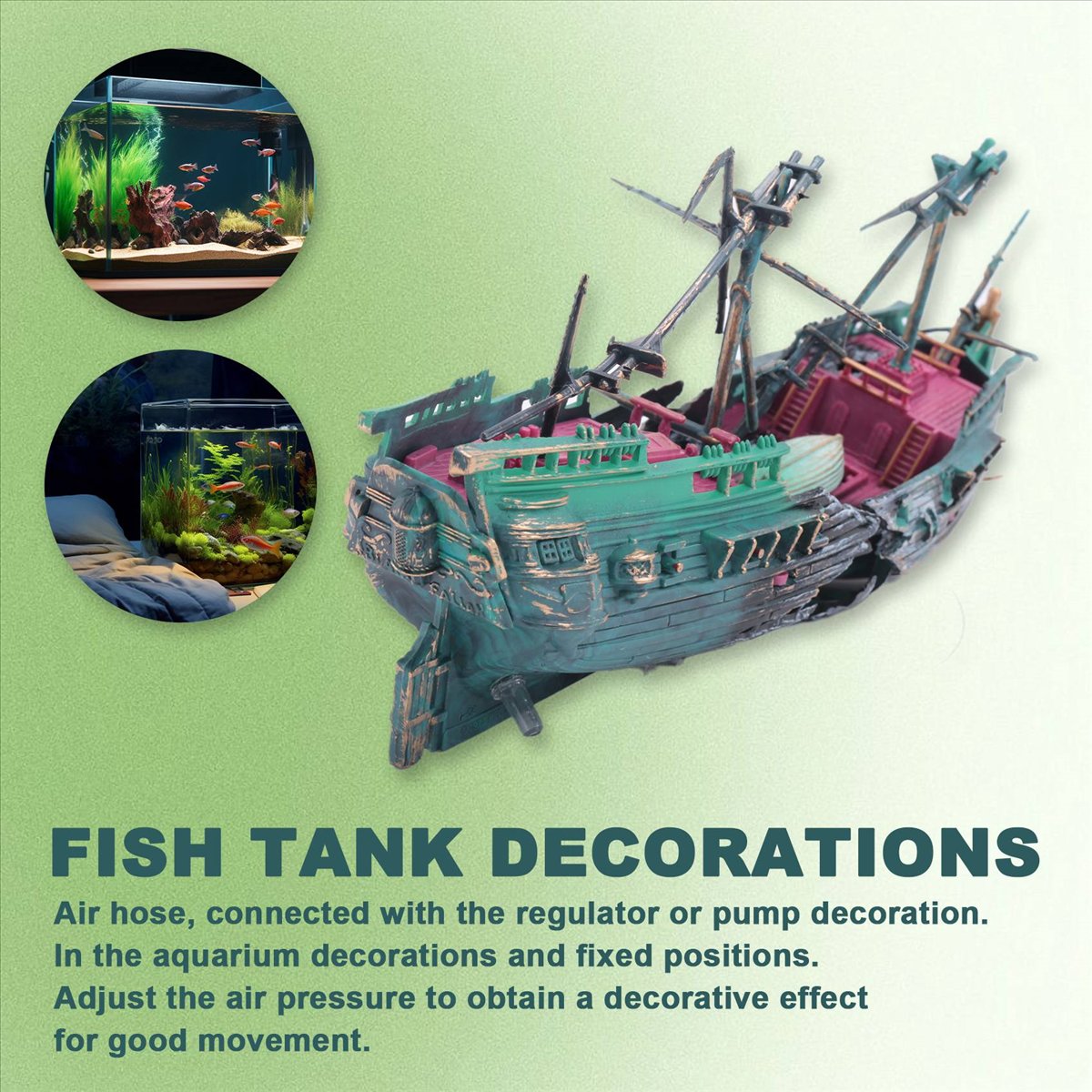 【ABFS】Большой декоративный наб – обзор и цена Aquarium Decor