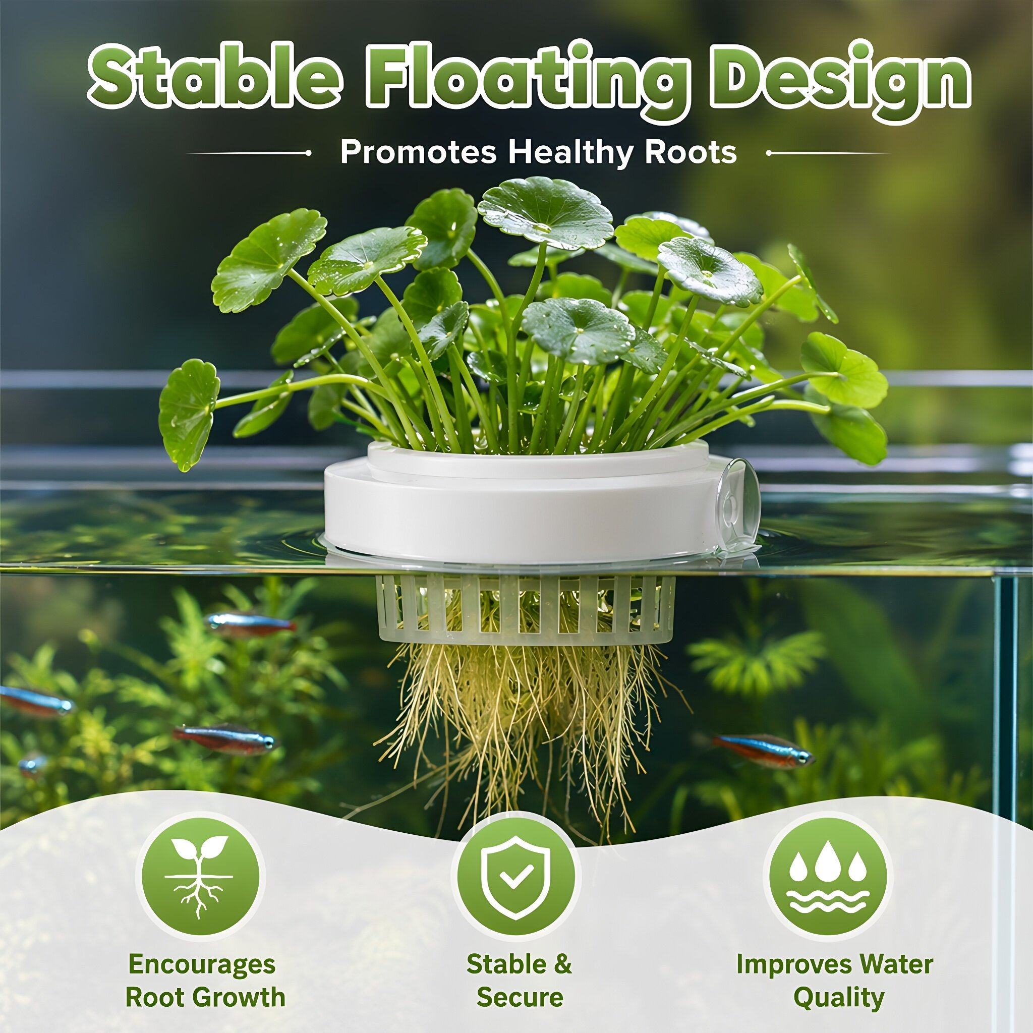 4 шт. плавающих корзин для акв – обзор и цена Aquarium Plants
