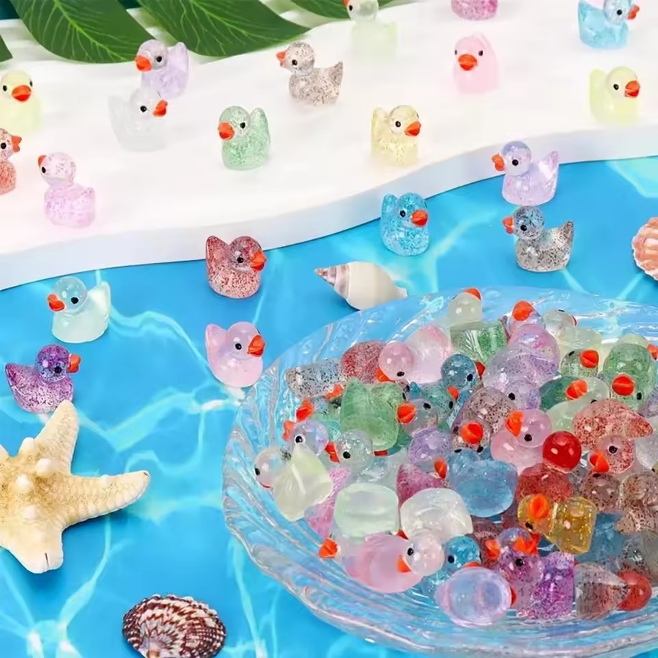 ~ Миниатюрная уточка из смолы  – обзор и цена Aquarium Decor